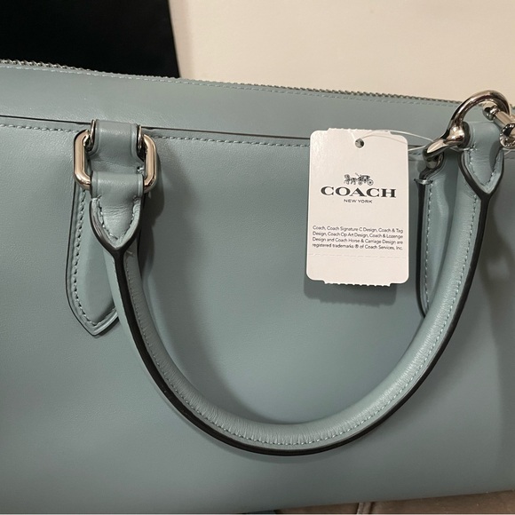 Brand new leather Coach purse with tags, originally $395.00 - Picture 6 of 14